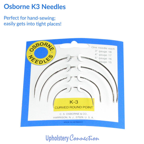 C.S. Osborne Curved Needle – Round Point – Rochford Supply