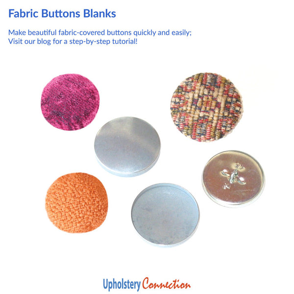 Fabric-Covered Button Blanks / Shells - Upholstery Connection