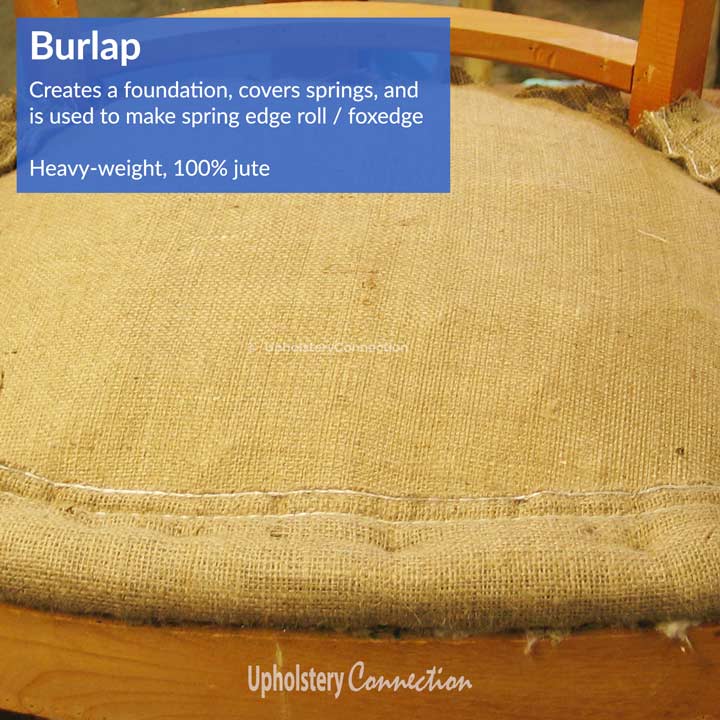 100% Jute Upholstery Burlap, fire retardant, heavy-weight - Upholstery  Connection